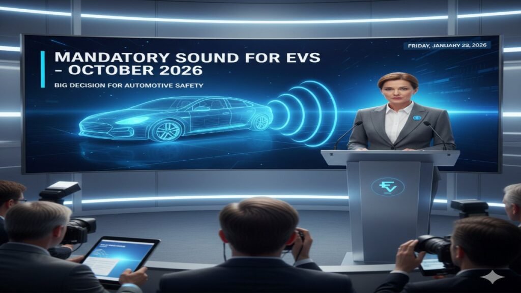 पैदल यात्रियों की सुरक्षा पर जोर: EV की खामोशी से बचाव की तैयारी